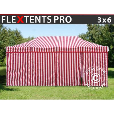 Dancover FleXtents PRO 3x6m Rayé - Tenda pieghevole Dancover FleXtents PRO 3x6m Rayé - Tenda pieghevole