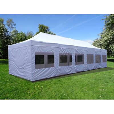 Dancover FleXtents PRO 4x12m White Event Tent with Sidewalls Dancover FleXtents PRO 4x12m White Event Tent with Sidewalls