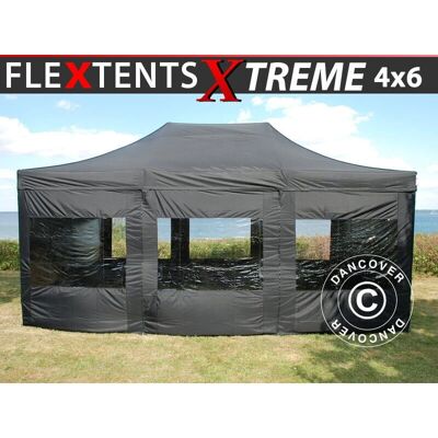 DANCOVER 50 4x6m Tenda Pieghevole Nera - Tenda DANCOVER 50 4x6m Tenda Pieghevole Nera - Tenda