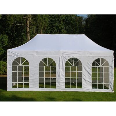 Dancover FleXtents PRO Stile Vintage 3x6 m Bianco - Gazebo pieghevole Dancover FleXtents PRO Stile Vintage 3x6 m Bianco - Gazebo pieghevole