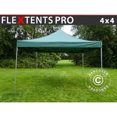 Dancover Verde FleXtents PRO 4x4m Tenda pieghevole - Pop up gazebo Dancover Verde FleXtents PRO 4x4m Tenda pieghevole - Pop up gazebo