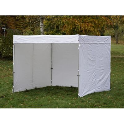 Dancover Blanco 3x3m Carpa Plegable - Exposición, Retardante de Fuego Dancover Blanco 3x3m Carpa Plegable - Exposición, Retardante de Fuego