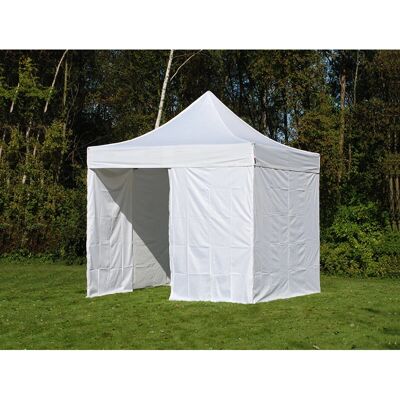 Dancover Tenda Pieghevole FleXtents PRO 2,5x2,5m Bianca con 4 Pareti Dancover Tenda Pieghevole FleXtents PRO 2,5x2,5m Bianca con 4 Pareti