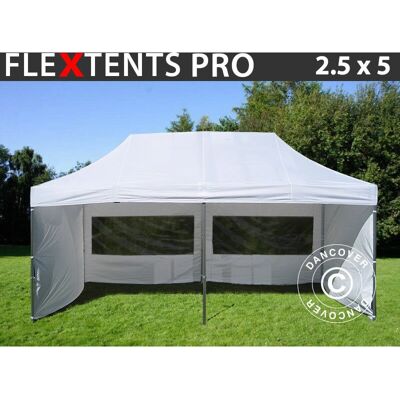 Dancover FleXtents PRO 2,5x5m Bianco - Gazebo pieghevole Dancover FleXtents PRO 2,5x5m Bianco - Gazebo pieghevole