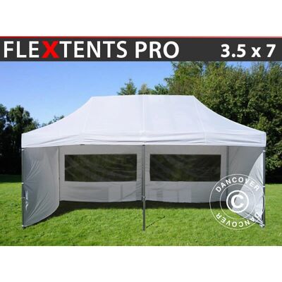 Carpa FleXtents Pro 3,5x7m Blanca Portátil para Eventos - Carpa Carpa FleXtents Pro 3,5x7m Blanca Portátil para Eventos - Carpa