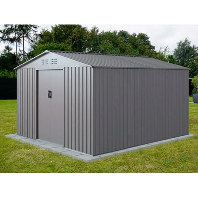 Dancover Aluminium Grey Garden Shed ProShed - Garden Shed Dancover Aluminium Grey Garden Shed ProShed - Garden Shed