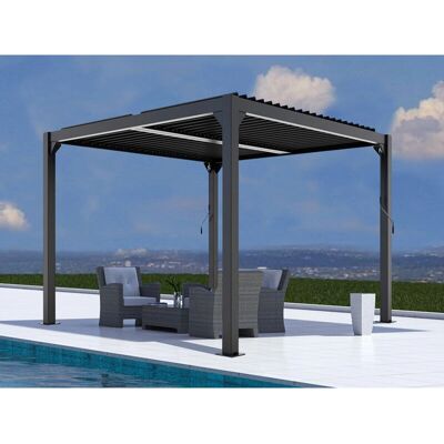 Dancover Pérgola Bioclimática San Pablo - 4x4 m Negro Dancover Pérgola Bioclimática San Pablo - 4x4 m Negro