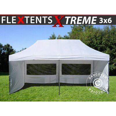 DANCOVER - Tenda pieghevole - 3x6m - Bianco - Tenda da giardino DANCOVER - Tenda pieghevole - 3x6m - Bianco - Tenda da giardino