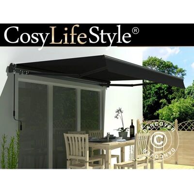 Dancover Aluminium Markise - 3,95x3m, Schwarz - Markisen Dancover Aluminium Markise - 3,95x3m, Schwarz - Markisen