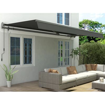 Dancover Graue Markise - 2,95x2,5m, Fernbedienung, UV 50+ Dancover Graue Markise - 2,95x2,5m, Fernbedienung, UV 50+