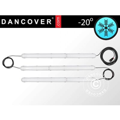 Lámpara tubular industrial LED blanca Dancover - IP65, cable de 3m Lámpara tubular industrial LED blanca Dancover - IP65, cable de 3m