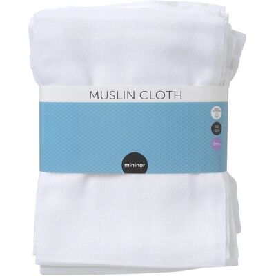 Mininor - Muslinfilt - White - 70x70 - Plenky Mininor - Muslinfilt - White - 70x70 - Plenky