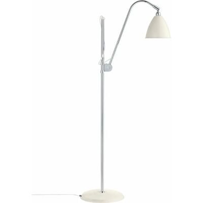 Lampadaire Gubi Bestlite BL3 - Chrome / Blanc - 16cm - Classique moderne - Publicité Lampadaire Gubi Bestlite BL3 - Chrome / Blanc - 16cm - Classique moderne - Publicité