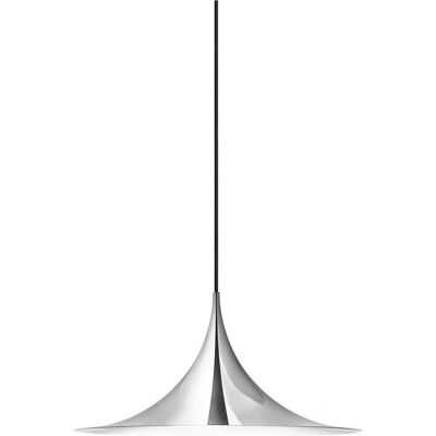 Gubi Semi Hengende Lys - 60cm Chrome Skandinavisk Design Gubi Semi Hengende Lys - 60cm Chrome Skandinavisk Design