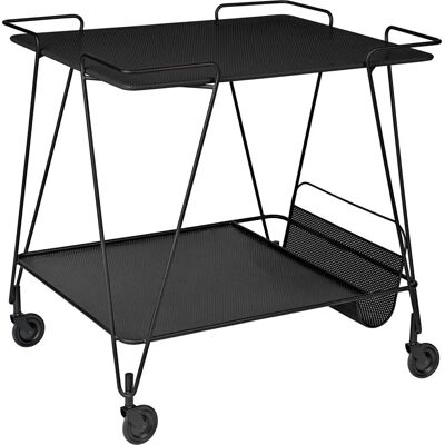 GUBI Matégot Trolley - Noir - Chariot de service - Publicité GUBI Matégot Trolley - Noir - Chariot de service - Publicité