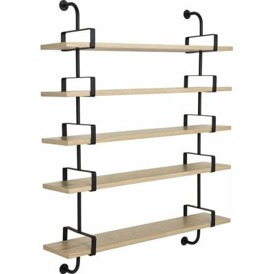 Étagère Murale Démon en Chêne - 155cm Design Moderne - Publicité Étagère Murale Démon en Chêne - 155cm Design Moderne - Publicité