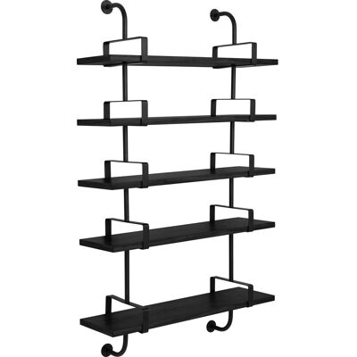 Étagère Murale Démon de Gubi - 95cm, Frêne Noir Tacheté, 2 Supports - Publicité Étagère Murale Démon de Gubi - 95cm, Frêne Noir Tacheté, 2 Supports - Publicité