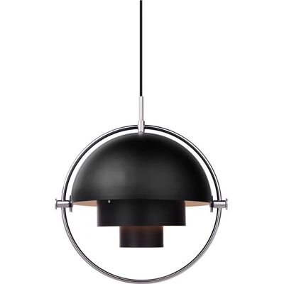 Gubi Multi-Lite - Taklampe - Svart, Krom Gubi Multi-Lite - Taklampe - Svart, Krom