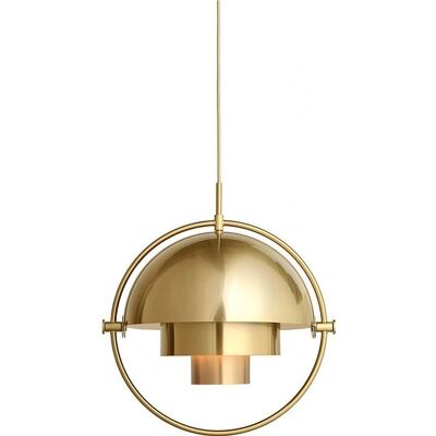 GUBI Multi-Lite Hengende i Messing - Justerbar metallskjerm - Pendellampe GUBI Multi-Lite Hengende i Messing - Justerbar metallskjerm - Pendellampe