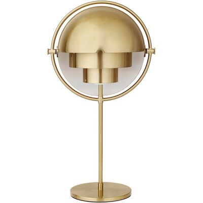 Lampe de table Multi-Lite en laiton - Design scandinave adjustable - Publicité Lampe de table Multi-Lite en laiton - Design scandinave adjustable - Publicité