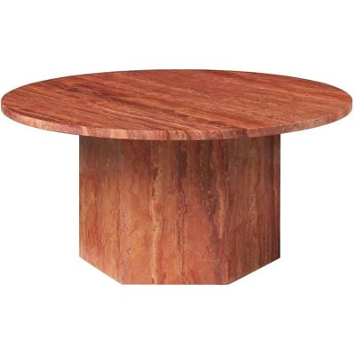 Table basse Epic Gubi - Ø 80 cm - Rouge brûlé - Publicité Table basse Epic Gubi - Ø 80 cm - Rouge brûlé - Publicité