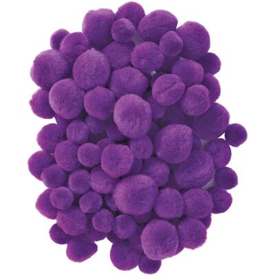 Colorations Lila Pompons - Bastelmaterial Colorations Lila Pompons - Bastelmaterial