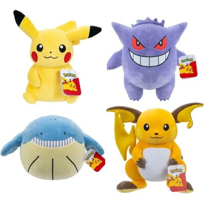 Jazwares Pikachu Gengar Plüschfigur - Pokémon Serie 2 30 Cm Jazwares Pikachu Gengar Plüschfigur - Pokémon Serie 2 30 Cm
