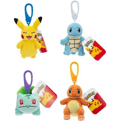 Jazwares Pokémon Plüsch Schlüsselanhänger Serie 1 10 Cm Jazwares Pokémon Plüsch Schlüsselanhänger Serie 1 10 Cm
