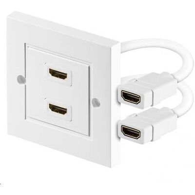 Microconnect Prise Murale HDMI - Blanc - Sortie HDMI Microconnect Prise Murale HDMI - Blanc - Sortie HDMI