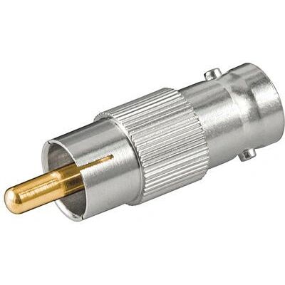 Microconnect BNC-zu-RCA Adapter - Silber Microconnect BNC-zu-RCA Adapter - Silber