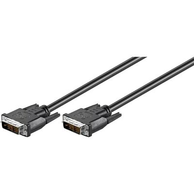 Câble DVI-D 1m MicroConnect - Full HD, Dual Link, Noir - Publicité Câble DVI-D 1m MicroConnect - Full HD, Dual Link, Noir - Publicité