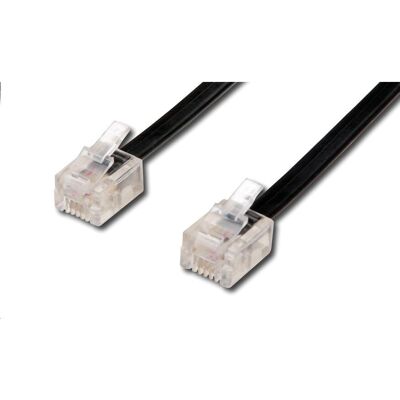 Microconnect 93068 Telefonkabel - 3m Svart Microconnect 93068 Telefonkabel - 3m Svart