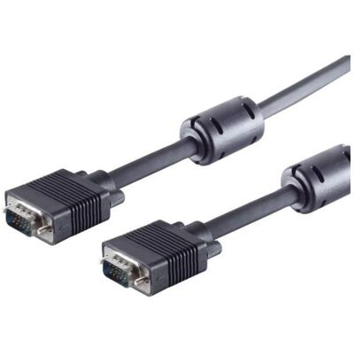 MicroConnect VGA-kaapeli - 10m - Musta - Full HD MicroConnect VGA-kaapeli - 10m - Musta - Full HD
