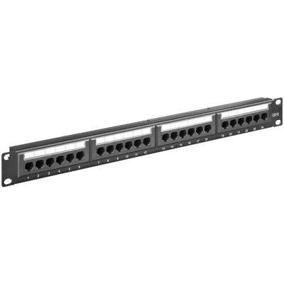 Microconnect PP-013 Patchpanel 24-porter, Svart, 19" CAT6 Microconnect PP-013 Patchpanel 24-porter, Svart, 19" CAT6