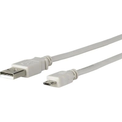 MicroConnect USB 5m Micro-USB B to USB A Harmaa - USB Kaapeli MicroConnect USB 5m Micro-USB B to USB A Harmaa - USB Kaapeli