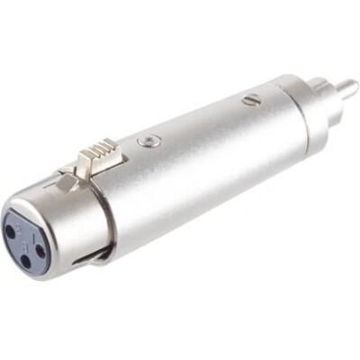 Microconnect XLRFG Silber - Kabel Geschlechtsumwandler - XLR (3-pol) RCA Microconnect XLRFG Silber - Kabel Geschlechtsumwandler - XLR (3-pol) RCA