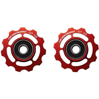 CeramicSpeed Røde Shimano 11s Veibremse/MTB - Bakskiftehjul CeramicSpeed Røde Shimano 11s Veibremse/MTB - Bakskiftehjul
