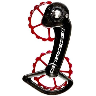 Sistema di Pulegge Oversized CeramicSpeed SRAM eTap - Rosso Sistema di Pulegge Oversized CeramicSpeed SRAM eTap - Rosso