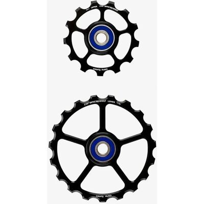 Galets CeramicSpeed 13/19T Alliage OSPW - Type dérailleur - Publicité Galets CeramicSpeed 13/19T Alliage OSPW - Type dérailleur - Publicité