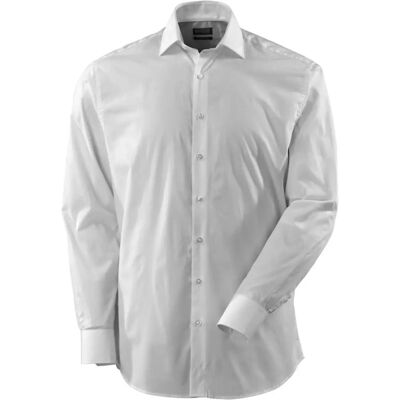Mascot Wit Overhemd - Poplin, Klassieke Pasvorm - Overhemd Mascot Wit Overhemd - Poplin, Klassieke Pasvorm - Overhemd