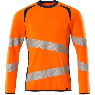 Sweatshirt Hi-vis Mascot - 19084-781 - orange/dark petroleum - homme - sécurité Sweatshirt Hi-vis Mascot - 19084-781 - orange/dark petroleum - homme - sécurité