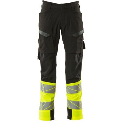 MASCOT 19379-510-0917-82 - Big Trousers with Thigh Pockets - Fekete/Sárga MASCOT 19379-510-0917-82 - Big Trousers with Thigh Pockets - Fekete/Sárga
