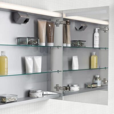 Dansani Mido Top E Spiegelschrank - 50 cm, 1 Tür, Soft Close, Europa Dansani Mido Top E Spiegelschrank - 50 cm, 1 Tür, Soft Close, Europa