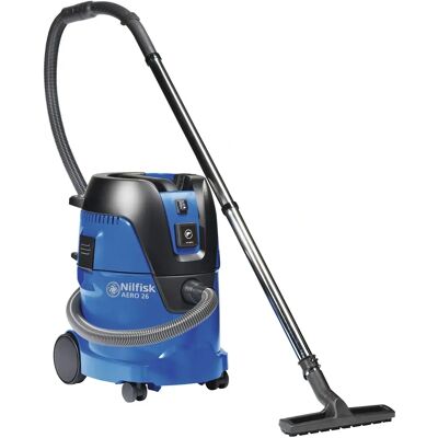 Nilfisk Aero 26-21PC Wet & Dry Vacuum - 25L, 1250W, Nilfisk Nilfisk Aero 26-21PC Wet & Dry Vacuum - 25L, 1250W, Nilfisk