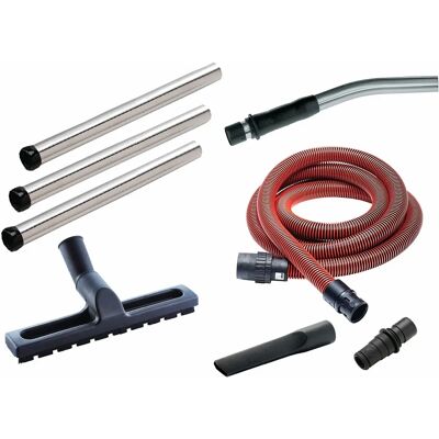 Nilfisk Multi Inox 3,5m Antistatisk vakuumslangset - Fukt & Torr Nilfisk Multi Inox 3,5m Antistatisk vakuumslangset - Fukt & Torr