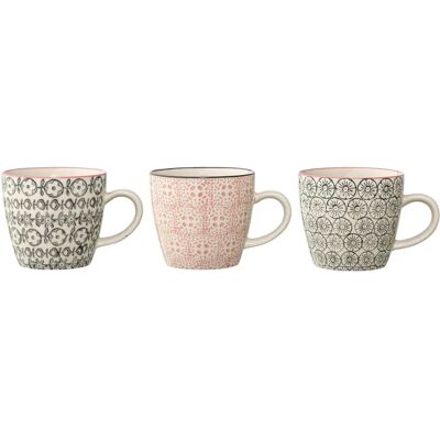 Ensemble de Tasses Céramique Cécile Bloomingville - 220ml Ensemble de Tasses Céramique Cécile Bloomingville - 220ml
