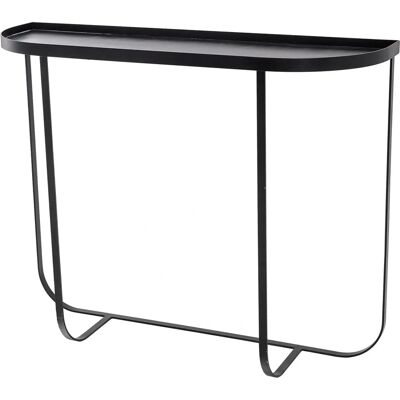 Bloomingville Harper Console Tafel - Zwart - IJzer - 80cm Bloomingville Harper Console Tafel - Zwart - IJzer - 80cm