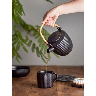 Bloomingville Svart steingods-kopp - Kaffekopp Bloomingville Svart steingods-kopp - Kaffekopp