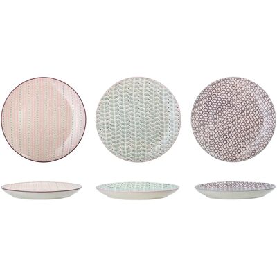 Conjunto de Platos Maya 28cm Multi - Bloomingville Conjunto de Platos Maya 28cm Multi - Bloomingville