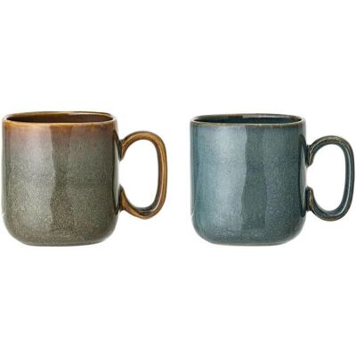Ensemble de Tasses en Céramique Multicolore Bloomingville Aime - Tasse Ensemble de Tasses en Céramique Multicolore Bloomingville Aime - Tasse